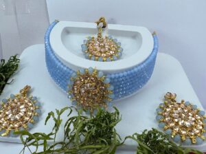 Necklace and earrings full set 💞💫🦋