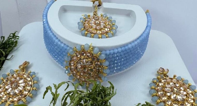 Necklace and earrings full set 💞💫🦋