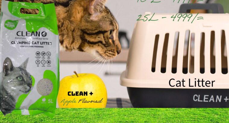 Cat Litter – Apple Flavor 10L – Clean + Brand
