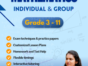 Maths Tution | Grades 3 –11 | Local & Edexcel