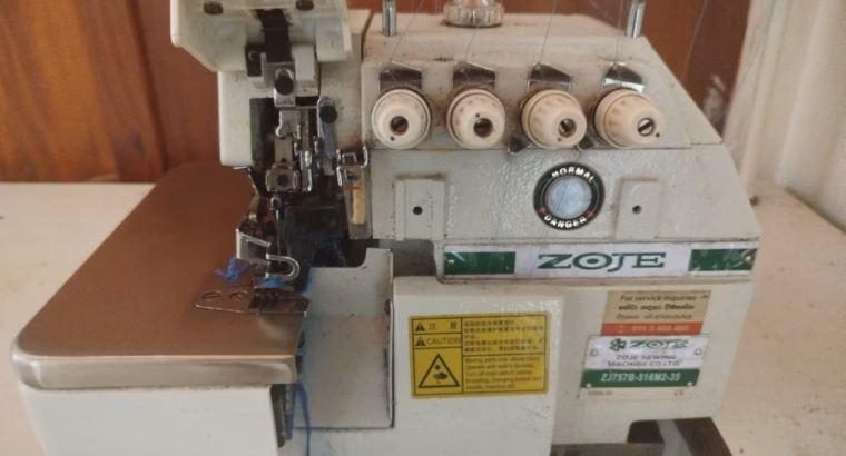 Zoje ZJ757B-516M2-35 (නූල් 5) Overlock මැෂින්...