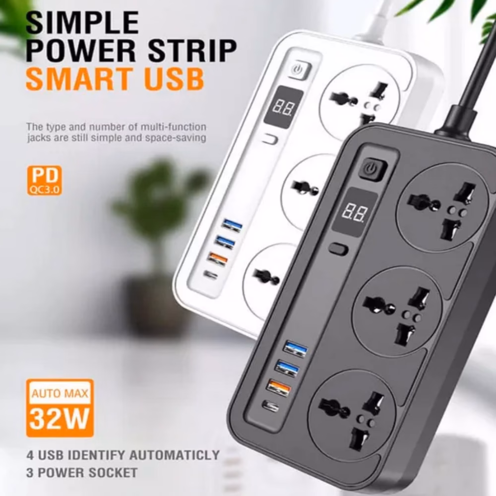Aspor A505PD Smart IQ Safety Stable Socket 20W - Black