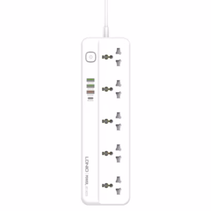 LDNIO 5 AC Outlets Universal Power Strip (Extension) - SC5415